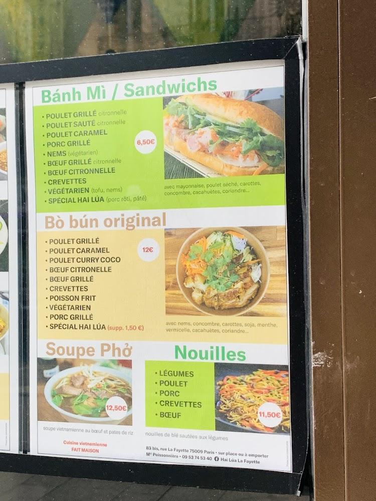 Hai Lua La Fayette - Menu Image 2