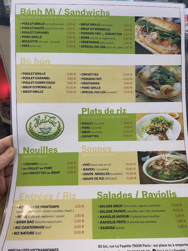 Hai Lua La Fayette - Menu Image 3